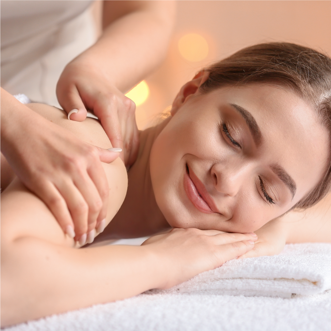 背中筋膜リリースの施術画像